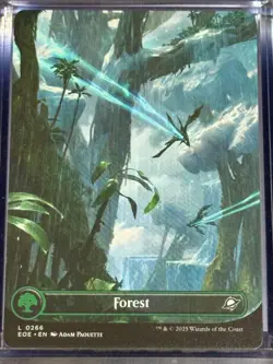 Forest Full Art Set of 4 EOE 266 Magic MTG C NM - Image 1