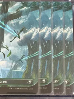 Forest Full Art Set of 4 EOE 266 Magic MTG C NM - Image 3
