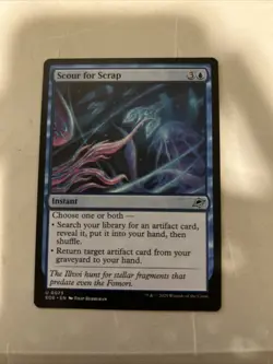 Scour for Scrap NM MTG Edge of Eternities [EOE] Uncommon Blue Instant Regular - Image 1