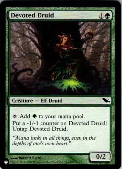 Devoted Druid 110 Common Shadowmoor Magic: The Gathering Lightly Played - Image 1