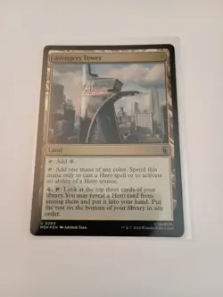 MTG Magic Avengers Tower 0260 Foil Marvel Super Heroes - Image 1