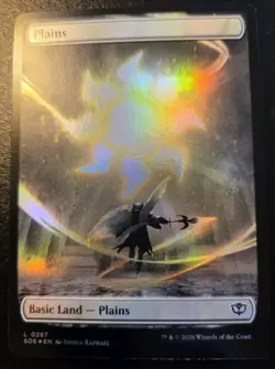 Plains (Full Art) 0267 Foil Land Secrets Of Strixhaven Magic: The Gathering - Image 1