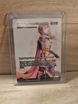Wizards of the Coast Magic Lightning Lone Commando FF Legendary Creature #R0054 - Image 1