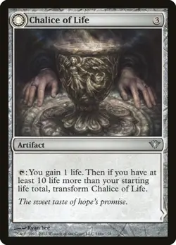 Dark Ascension Chalice of Life MTG Magic the Gathering NM - Image 1