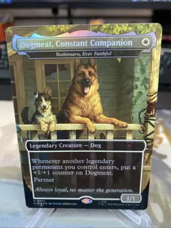 Foil Dogmeat, Constant Companion MTG: Fallout Secret Lair NM - Image 2