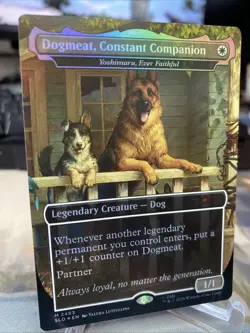 Foil Dogmeat, Constant Companion MTG: Fallout Secret Lair NM - Image 3