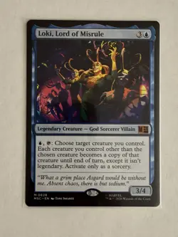 NM Loki, Lord of Misrule Marvel Super Heroes Commander #628 Magic TCG - Image 1