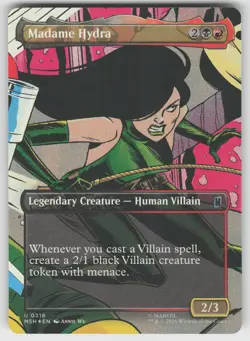 Madame Hydra (Borderless) 318 Marvel Super Heroes MTG Foil NM - Image 1