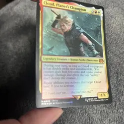 MTG: Final Fantasy Foil Promo: Cloud, Planet's Champion - NM - Image 3