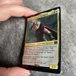 MTG: Final Fantasy Foil Promo: Cloud, Planet's Champion - NM - Image 4