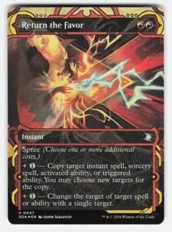 RETURN THE FAVOR FOIL - Magic: The Gathering - SEBASTIAN NM/M - Image 1