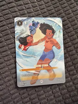 Disney Lorcana TCG Winterspell - Raging Storm - Enchanted 225/204 Alt Art Foil - Image 1
