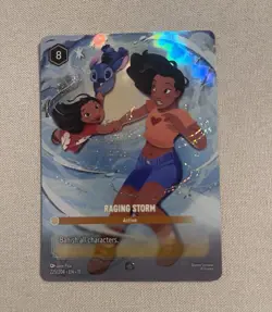 Disney Lorcana TCG Raging Storm Legendary Foil Action 225/204 EN - Image 1
