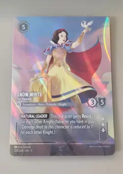 Snow White - Fair-Hearted - Enchanted - Shimmering Skies Disney Lorcana #220/204 - Image 1