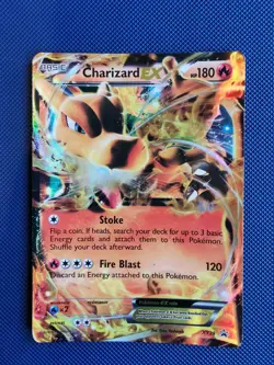 Pokemon TCG Charizard EX XY29 Black Star Promo Holo Card - Image 1