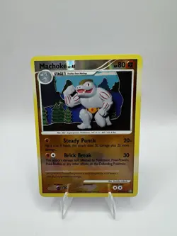 Pokemon TCG Machoke Stormfront 2008 Reverse Holo Uncommon Card 41/100 - Image 1