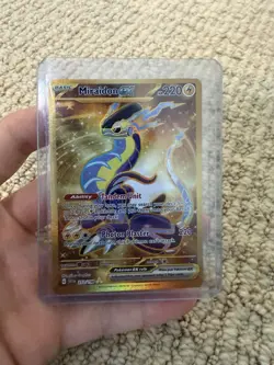 Miraidon Ex 253/198 Gold Hyper Rare Scarlet & Violet Pokemon Card NM/M FRESH - Image 1