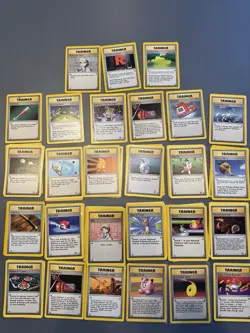 Bundle Of 61 Pokemon Trainer Cards 1999 - Image 1