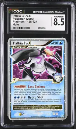 CGC 8.5 NM/MINT+ Palkia G LV.X 125/127 Platinum Holo Pokemon Card - Image 1