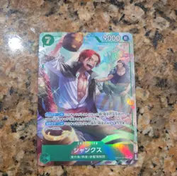 ONE PIECE Shanks Alt Art R OP14-027 The Azure Sea's Seven Japanese Card - Image 1