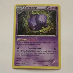 Pokemon TCG Weezing XY163 XY Holo Promo Card English 2016 100 HP - Image 1