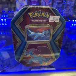 Pokemon TCG Salamence Dragons Tin w/ 10 Mini 3-Card Booster Packs - NEW/SEALED - Image 1