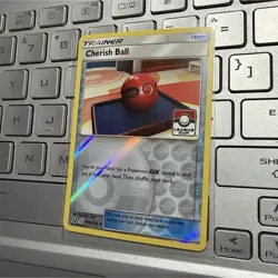 Pokemon TCG Cherish Ball Holo Promo League Cup Trainer-Item 191a/236 Card - Image 1