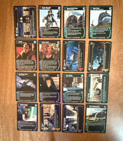 Star Wars TCG WOTC The Phantom Menace Lot of 16 Cards NM/M Darth Sidious Obi Wan - Image 1