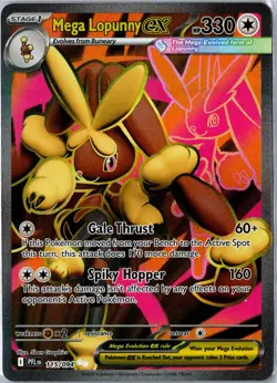 Pokemon Card - Mega Lopunny ex 115/094 Phantasmal Flames Ultra Rare Holo NM - Image 1