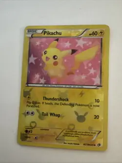 Pokemon Pikachu TCG RC7/RC25 Legendary Treasures Holo Card - Image 3