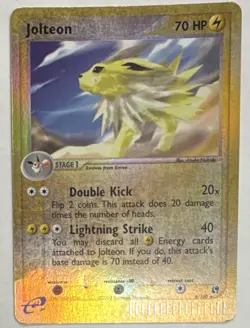 HP Jolteon 6/100 Sandstorm Reverse Holo Rare Pokemon Card - Image 1