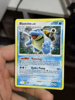 HOLOBLEED Blastoise 2/132 Secret Wonders 2007 Holo Rare Pokemon Card - Image 3