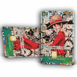 Monkey D Luffy: One Piece Carrying His Will | Credit Card Skin/Sticker | 2 Pack - Image 1