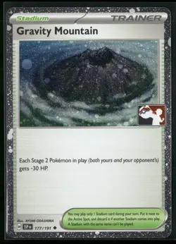 Gravity Mountain Holo Uncommon Prize Pack Series Cards 177/191 NM - Image 1