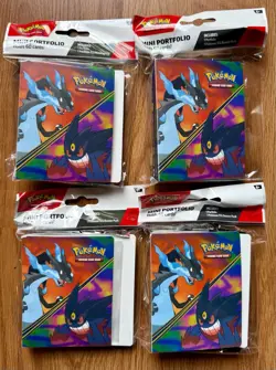 Pokemon TCG Phantasmal Flames Mini Portfolio Holds 60 Cards + 1 Booster Pack - Image 2