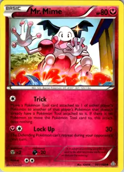 Mr. Mime 101/160 Primal Clash Pokemon Card Reverse Holo NM TCG singles Near Mint - Image 1