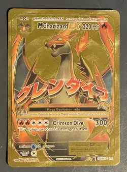 Pokemon Card - M Charizard EX (Fan Art) 101/108 XY Evolutions Holo - Image 1