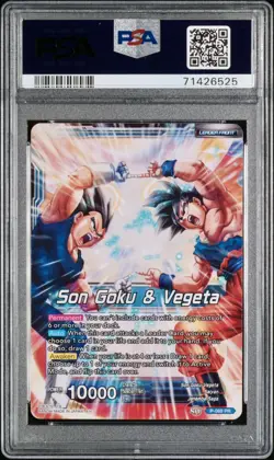 Miracle Strike Gogeta BT24 Promo PSA 10 Dragon Ball Super Trading Card - Image 2
