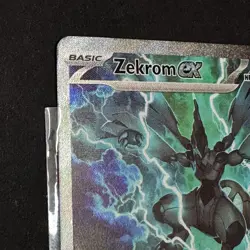 Zekrom EX Sir 166/086 Pokemon Black Bolt Full Art English Near Mint Condition - Image 5