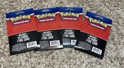Pokemon Trading Card Game 4 Packs New/Sealed - Image 2