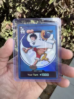 2026 ONE PIECE LOS ANGELES DODGERS MONKEY D LUFFY DON CARD PROMO 7/2/26 - Image 2