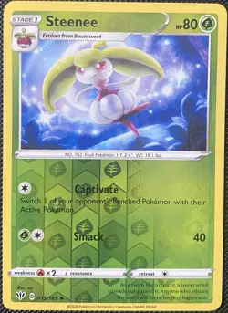 Steenee 015/189 Swsh03: Darkness Ablaze Reverse Holo - Pokemon Card - Image 1