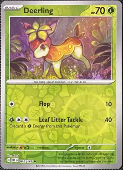 Deerling 016/162 SV05: Temporal Forces Reverse Holo - Pokemon Card - Image 1