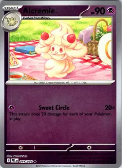 Alcremie 44/94 Phantasmal Flames Pokemon Card Reverse Holo NM TCG singles - Image 1
