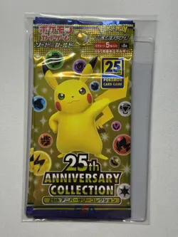 2xPokemon 25th Anniversary S8a Japanese Collection Booster PACK 5 CARDS PER PACK - Image 1