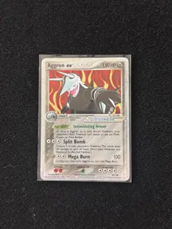 Aggron EX 89/100 Ultra Rare Pokemon Card Crystal Guardians 2006 - Image 1