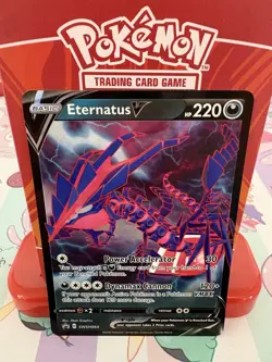 Pokemon Eternatus V SWSH064 Sword & Shield Promo Cards Holo NM - Image 1