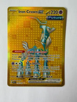 Iron Crown EX TEF 216/162 Pokemon Card Near Mint - Image 1