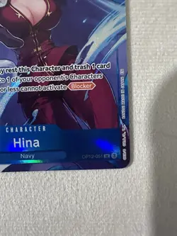 Bandai One Piece Card Game Hina OP12-051 UC Parallel Foil English NM 3000 - Image 4