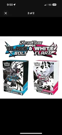 Pokemon TCG Black Bolt And White Flare Booster Bundles (1 of Each) ✅IN HAND✅ - Image 3